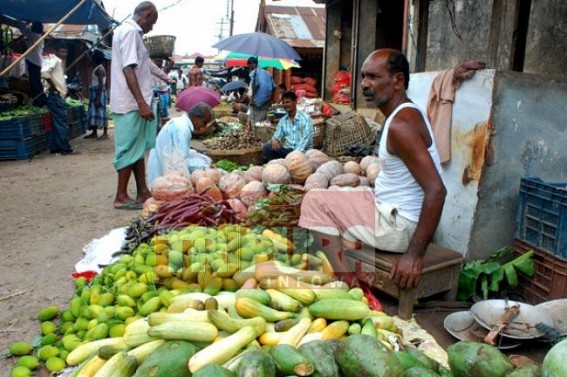 Hike in vegetable price takes a toll on the pocket of common man of Tripura  
